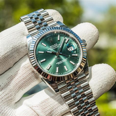 rolex datejust 41 green roman smooth bezel stainless steel|Rolex Datejust 41mm for sale.